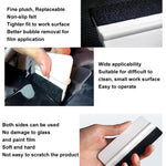 Strumento per pellicole per auto, raschietto piccolo antigraffio, 5pcs With Felt