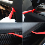 Rifinitore per bordi di pellicole per auto Strumento per pellicole per auto Raschietto per bordatura, 4pcs /Set, 5pcs /Set