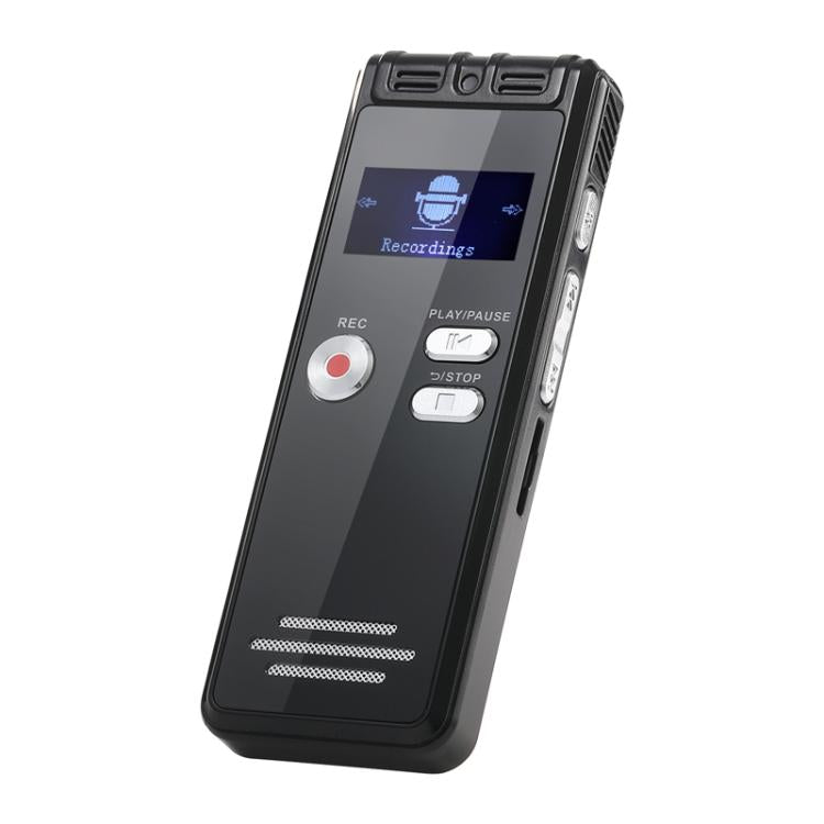 Registratore vocale LED 0,8 pollici USB ricaricabile 32GB