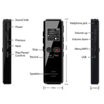 Registratore audio MP3 con schermo LCD 0,9 pollici 8-64GB