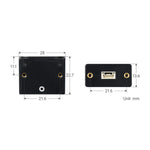 Sensore distanza laser TOF Waveshare UART I2C 25m