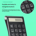Tastiera digitale con display a doppia modalità 2.4G, tastiera wireless ricaricabile per ufficio del cassiere