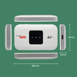 Router portatile con scheda SIM WiFi mobile 4G, MF800 Indonesia Version