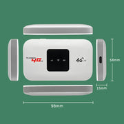 Router portatile con scheda SIM WiFi mobile 4G, MF800 Indonesia Version