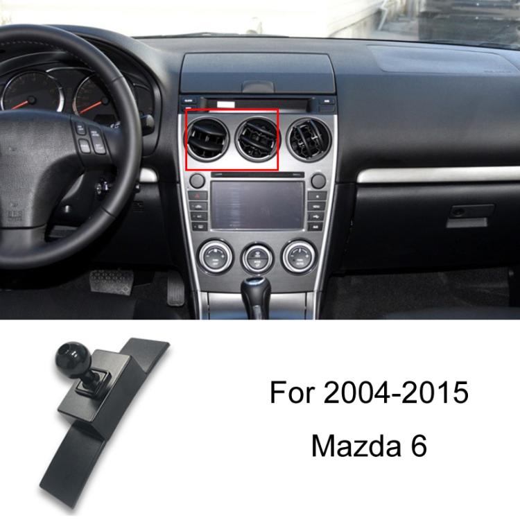 Per la base del supporto di navigazione per telefono cellulare speciale montato sull'auto Mazda, 04-15 Mazda 6, 09-15 RuiYi, 13-14 CX-5, 14-15 Atenza, 14-19 Axela, 15 CX-5, 16-18 CX-4, 17-19 Atenza, 17-22 CX-5/CX-8, 20-21 Atenza, 20-22 CX-30, 20-22 Axe...
