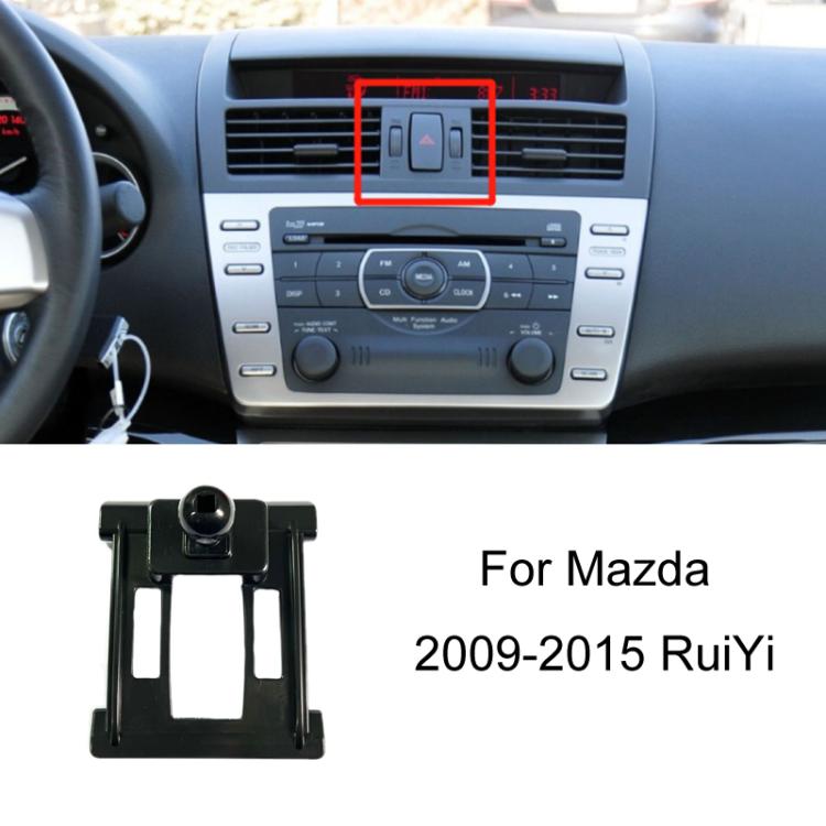Per la base del supporto di navigazione per telefono cellulare speciale montato sull'auto Mazda, 04-15 Mazda 6, 09-15 RuiYi, 13-14 CX-5, 14-15 Atenza, 14-19 Axela, 15 CX-5, 16-18 CX-4, 17-19 Atenza, 17-22 CX-5/CX-8, 20-21 Atenza, 20-22 CX-30, 20-22 Axe...