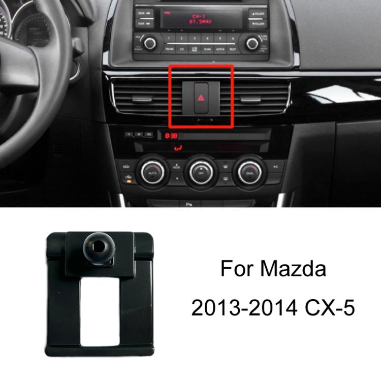 Per la base del supporto di navigazione per telefono cellulare speciale montato sull'auto Mazda, 04-15 Mazda 6, 09-15 RuiYi, 13-14 CX-5, 14-15 Atenza, 14-19 Axela, 15 CX-5, 16-18 CX-4, 17-19 Atenza, 17-22 CX-5/CX-8, 20-21 Atenza, 20-22 CX-30, 20-22 Axe...