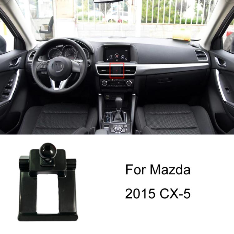 Per la base del supporto di navigazione per telefono cellulare speciale montato sull'auto Mazda, 04-15 Mazda 6, 09-15 RuiYi, 13-14 CX-5, 14-15 Atenza, 14-19 Axela, 15 CX-5, 16-18 CX-4, 17-19 Atenza, 17-22 CX-5/CX-8, 20-21 Atenza, 20-22 CX-30, 20-22 Axe...