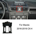 Per la base del supporto di navigazione per telefono cellulare speciale montato sull'auto Mazda, 04-15 Mazda 6, 09-15 RuiYi, 13-14 CX-5, 14-15 Atenza, 14-19 Axela, 15 CX-5, 16-18 CX-4, 17-19 Atenza, 17-22 CX-5/CX-8, 20-21 Atenza, 20-22 CX-30, 20-22 Axe...