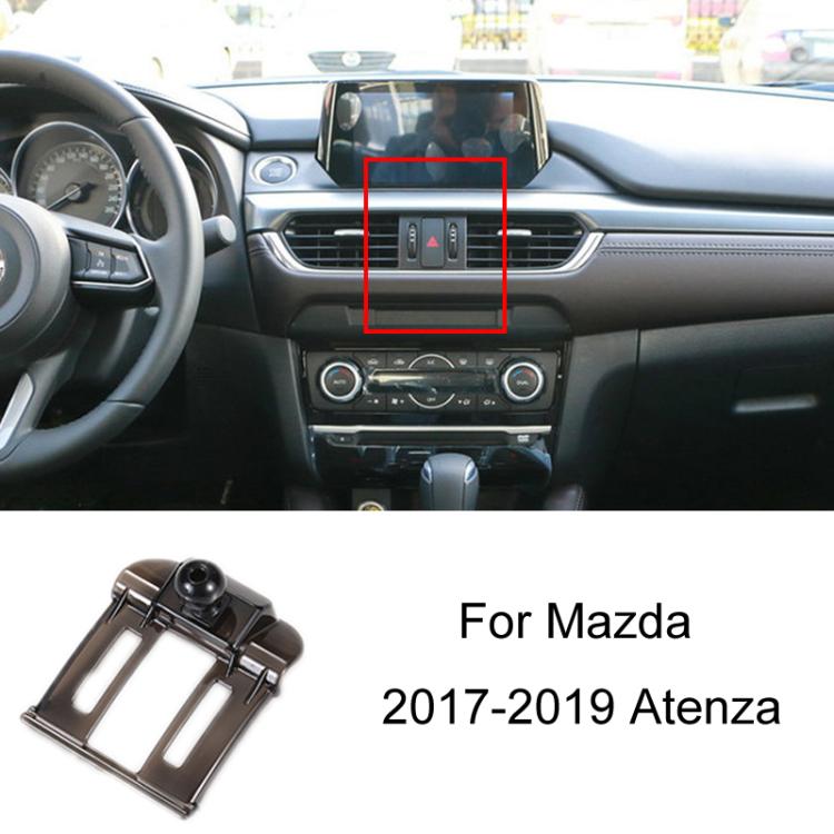 Per la base del supporto di navigazione per telefono cellulare speciale montato sull'auto Mazda, 04-15 Mazda 6, 09-15 RuiYi, 13-14 CX-5, 14-15 Atenza, 14-19 Axela, 15 CX-5, 16-18 CX-4, 17-19 Atenza, 17-22 CX-5/CX-8, 20-21 Atenza, 20-22 CX-30, 20-22 Axe...