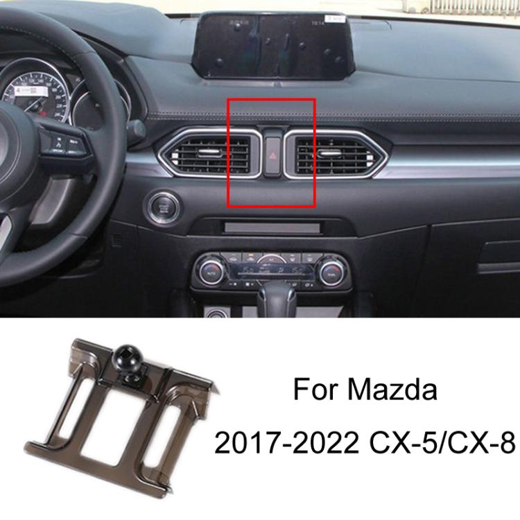 Per la base del supporto di navigazione per telefono cellulare speciale montato sull'auto Mazda, 04-15 Mazda 6, 09-15 RuiYi, 13-14 CX-5, 14-15 Atenza, 14-19 Axela, 15 CX-5, 16-18 CX-4, 17-19 Atenza, 17-22 CX-5/CX-8, 20-21 Atenza, 20-22 CX-30, 20-22 Axe...