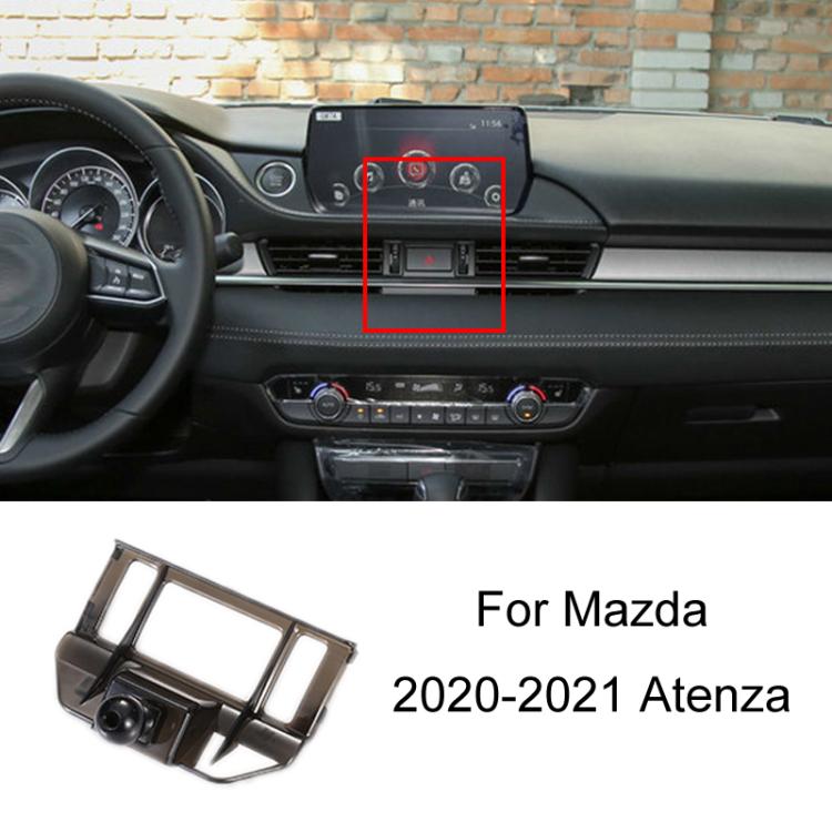 Per la base del supporto di navigazione per telefono cellulare speciale montato sull'auto Mazda, 04-15 Mazda 6, 09-15 RuiYi, 13-14 CX-5, 14-15 Atenza, 14-19 Axela, 15 CX-5, 16-18 CX-4, 17-19 Atenza, 17-22 CX-5/CX-8, 20-21 Atenza, 20-22 CX-30, 20-22 Axe...