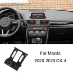 Per la base del supporto di navigazione per telefono cellulare speciale montato sull'auto Mazda, 04-15 Mazda 6, 09-15 RuiYi, 13-14 CX-5, 14-15 Atenza, 14-19 Axela, 15 CX-5, 16-18 CX-4, 17-19 Atenza, 17-22 CX-5/CX-8, 20-21 Atenza, 20-22 CX-30, 20-22 Axe...