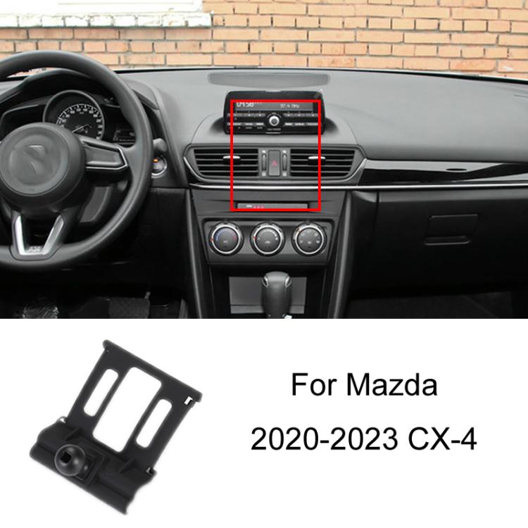 Per la base del supporto di navigazione per telefono cellulare speciale montato sull'auto Mazda, 04-15 Mazda 6, 09-15 RuiYi, 13-14 CX-5, 14-15 Atenza, 14-19 Axela, 15 CX-5, 16-18 CX-4, 17-19 Atenza, 17-22 CX-5/CX-8, 20-21 Atenza, 20-22 CX-30, 20-22 Axe...