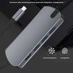 Hub docking station USB-C 8 in 1 con HDMI 4K e Ethernet