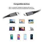 Hub docking station USB-C 8 in 1 con HDMI 4K e Ethernet
