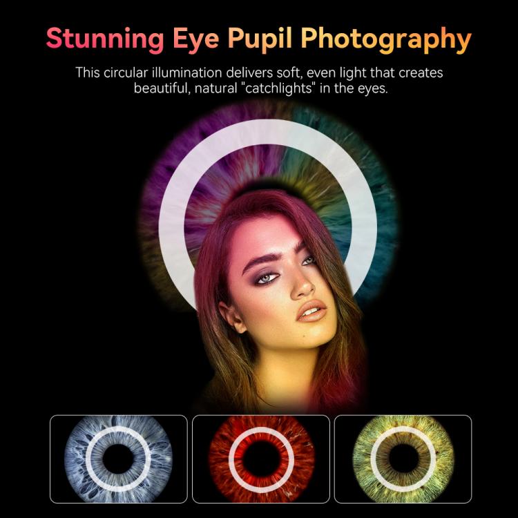 APEXEL APL-FL26 Luce anello macro 52mm 9 velocità