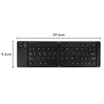 B023 Due pieghevoli portatili mini tastiera wireless Bluetooth telefono cellulare laptop notebook tastiera ufficio