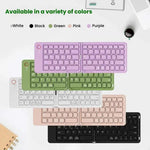 B023 Due pieghevoli portatili mini tastiera wireless Bluetooth telefono cellulare laptop notebook tastiera ufficio