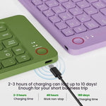 B023 Due pieghevoli portatili mini tastiera wireless Bluetooth telefono cellulare laptop notebook tastiera ufficio