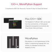 Scheda di sviluppo Waveshare per microcontrollore Raspberry Pi Pico / Pico 2 W
