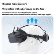 Per DJI N3 HiBLOKS Fascia protettiva semplice e comoda da indossare, cinturino di riduzione della pressione, Simple Model Headband