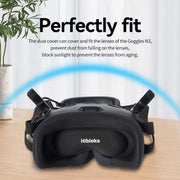 Copertura per occhiali da aviatore, protezione antipolvere per Head-Up Display compatibile con DJI N3 / Oculus Quest / Pico 3, Hibloks