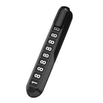 Targa di parcheggio temporanea per auto Targa luminosa con numero di telefono nascosto per parcheggio
