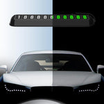 Targa di parcheggio temporanea per auto Targa luminosa con numero di telefono nascosto per parcheggio