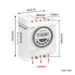 Interruttore temporizzatore trifase SINOTIMER TM619 380V 16A
