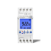 Modulo interruttore di temporizzazione di 7 giorni con controllo dei secondi a 2 vie e doppio canale da 16 A, timer montato su DIN, SINOTIMER  TM922-K 85-265V, SINOTIMER  TM922-4 12V