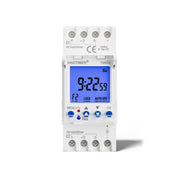 Modulo interruttore di temporizzazione di 7 giorni con controllo dei secondi a 2 vie e doppio canale da 16 A, timer montato su DIN, SINOTIMER  TM922-K 85-265V, SINOTIMER  TM922-4 12V
