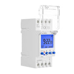 Modulo timer settimanale 7 giorni 2 vie 16A montaggio DIN