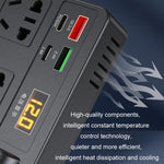 Presa inverter multifunzione per auto da 12V24V a 220V Caricabatterie rapido