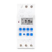 Interruttore timer digitale programmabile a intervalli di 1 secondo da 16 A, accensione/spegnimento automatici per 7 giorni, montaggio su guida DIN, SINOTIMER TM919sA-2 220VAC, SINOTIMER TM919sA-1 110VAC
