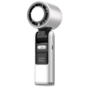 Ventilatore portatile ad alta velocità da 100 marce, mini ventilatore portatile pieghevole ricaricabile tramite USB, piccolo ventilatore con raffreddamento