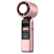 Ventilatore portatile ad alta velocità da 100 marce, mini ventilatore portatile pieghevole ricaricabile tramite USB, piccolo ventilatore con raffreddamento