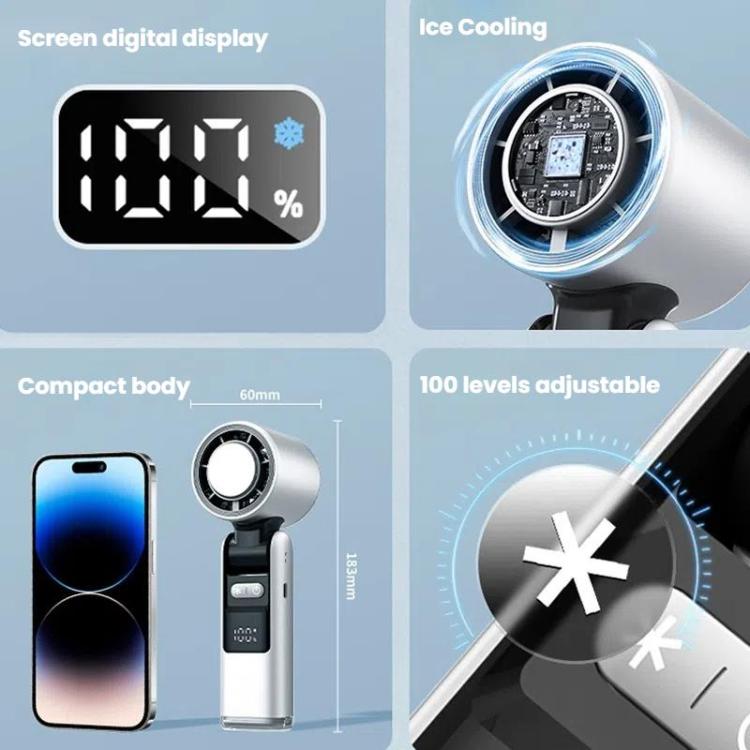 Ventilatore portatile ricaricabile USB 100 velocità
