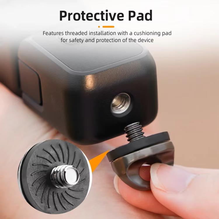 BRDRC Tracolla per fotocamera con cordino a tracolla con vite da 1/4 di pollice Accessorio anti-perdita