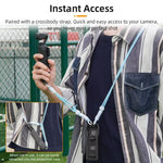 BRDRC Sports Camera Lanyard con vite da 1/4 di pollice, anti-perdita, cinturino da polso, accessori