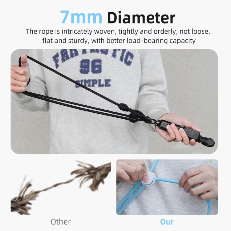 BRDRC Sport Camera Lanyard con vite da 1/4 di pollice, laccio anti-smarrimento per tracolla