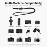 BRDRC Sport Camera Lanyard con vite da 1/4 di pollice, laccio anti-smarrimento per tracolla