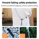 BRDRC Sport Camera Lanyard con vite da 1/4 di pollice Anti-perdita Accessorio per tracolla