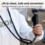BRDRC Sport Camera Lanyard con vite da 1/4 di pollice Anti-perdita Accessorio per tracolla