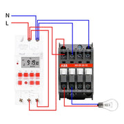 SINOTIMER TM919sB 220V 30A 1 secondo intervallo 7 giorni timer programmabile montato su guida DIN