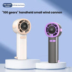 Ventilatore portatile USB con display digitale 100 velocità