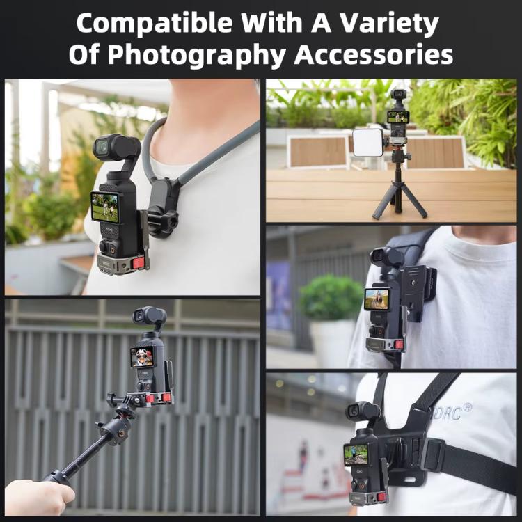 Adattatore clip posteriore con base magnetica per DJI Osmo Pocket