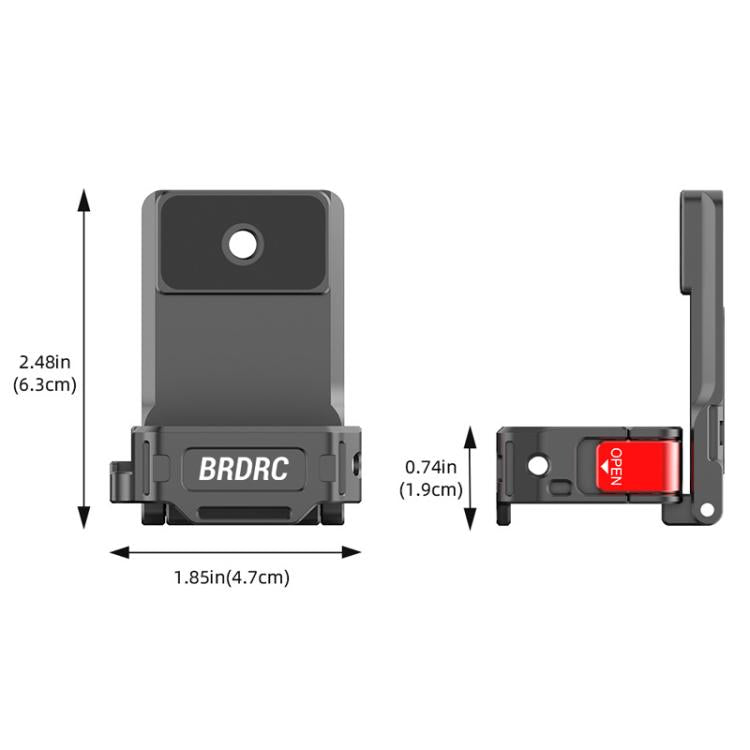 Adattatore clip posteriore con base magnetica per DJI Osmo Pocket
