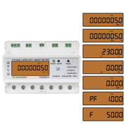 Contatore di energia WiFi Tuya trifase AC 380V, SINOTIMER DTS6619-050 80A With Switch, SINOTIMER DTS6619-049 100A Without Switch