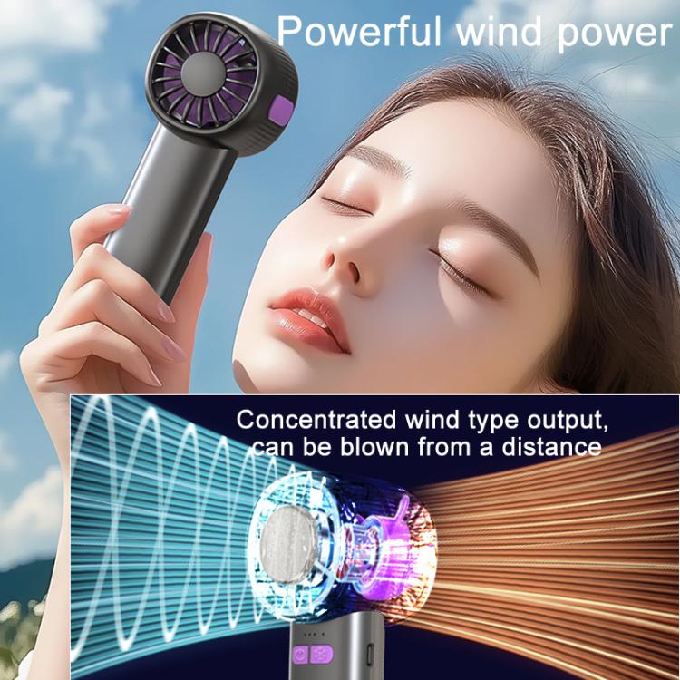 Ventilatore di raffreddamento a semiconduttore con display digitale ad alta velocità a 3 velocità, piccolo ventilatore portatile USB